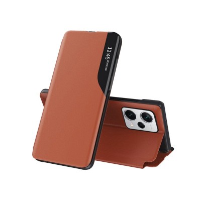Husa Xiaomi Redmi Note 12 5G, Tip Carte Eco Book, Orange